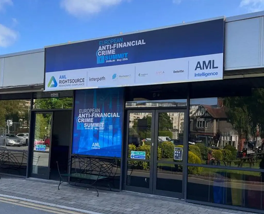The European Anti-Financial Crime Summit in Dublin, 25 May.